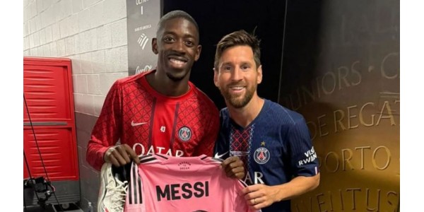 Ousmane Dembélé will auch Lionel Messis Trikot